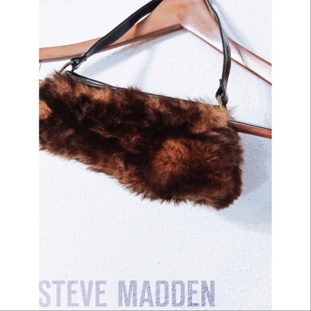 Steve Madden faux fur handbag